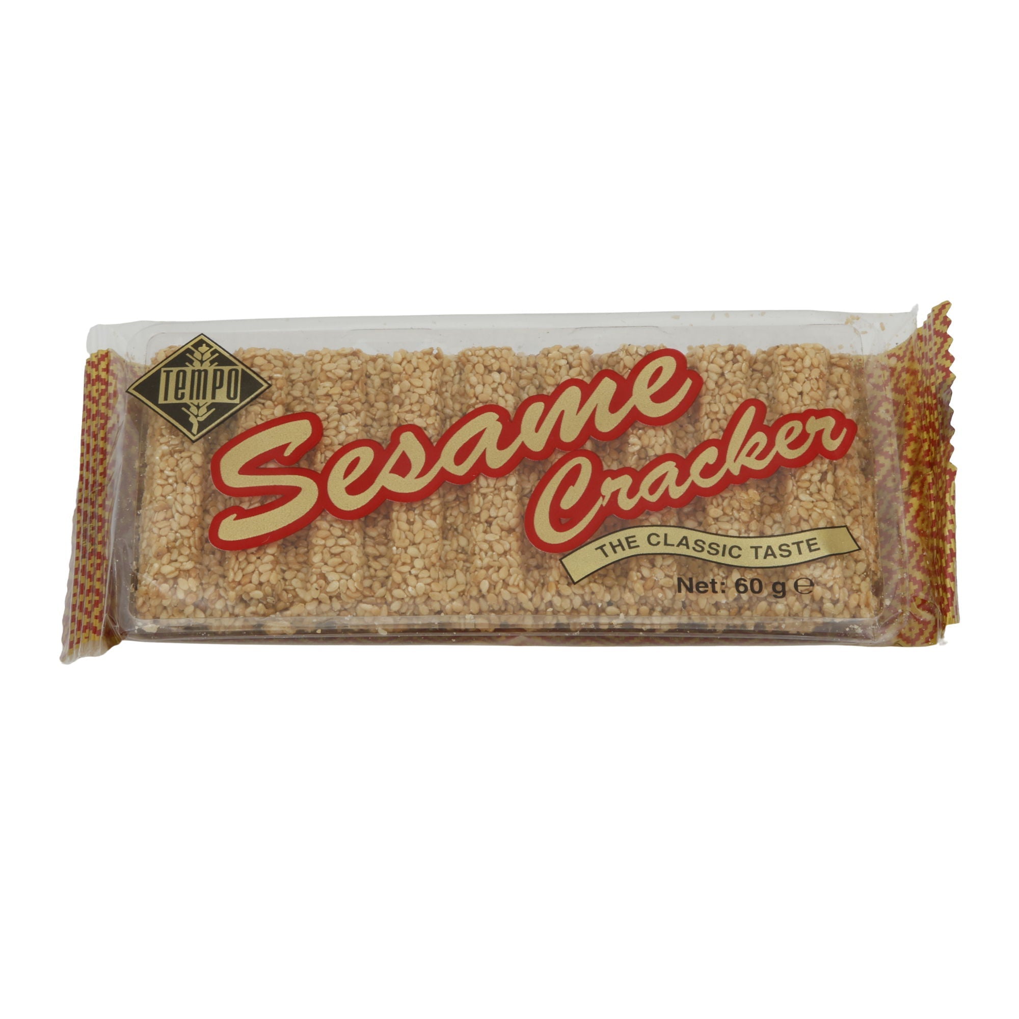 Sesamcracker Tempo | Snack | Knusprig, Sesamgenuss | 60 g TEMPO